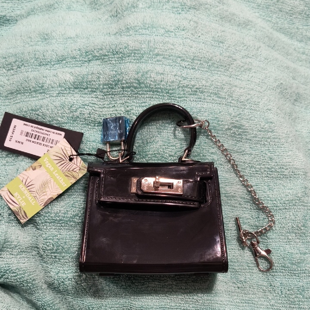 Kendall And Kylie Mini Vegan Patent Bag, Adorable, NWT